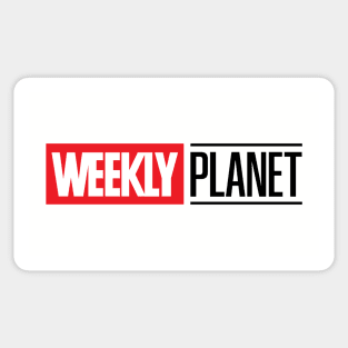 Weekly Planet (dark on light) Sticker